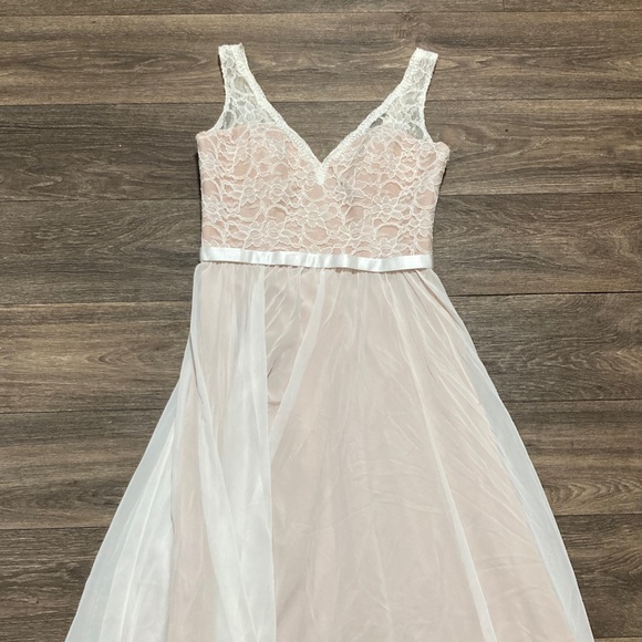 Morilee By Madeline Gardner Dresses & Skirts - Mori Lee Ivory lace Corset Empire Waist simple elegant boho Wedding Gown Size 12